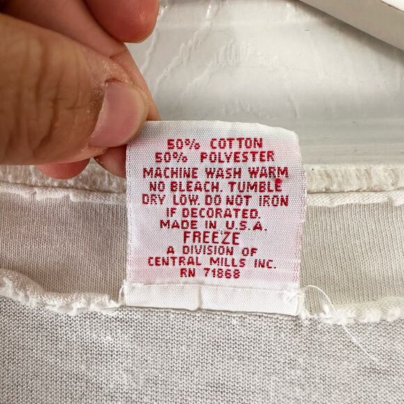 Freeze Vintage 1995 Gangsta Sylvester Baseball Button Down Tee Glitter Cap Large - Picture 4 of 16